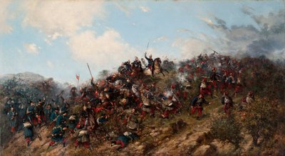 La Batalla de Trevino de Francisco Manuel Oller